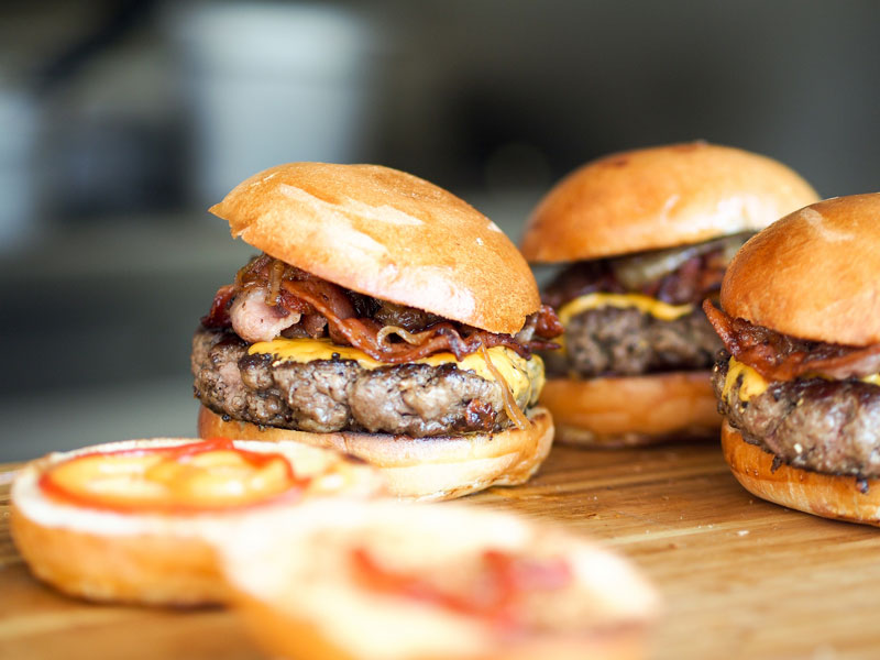 photo of our delicious burgers