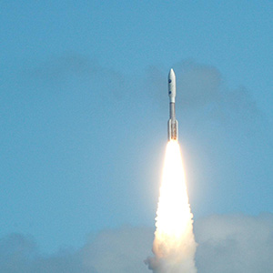 Atlas V rocket carrying the New Horizons spacecraft.